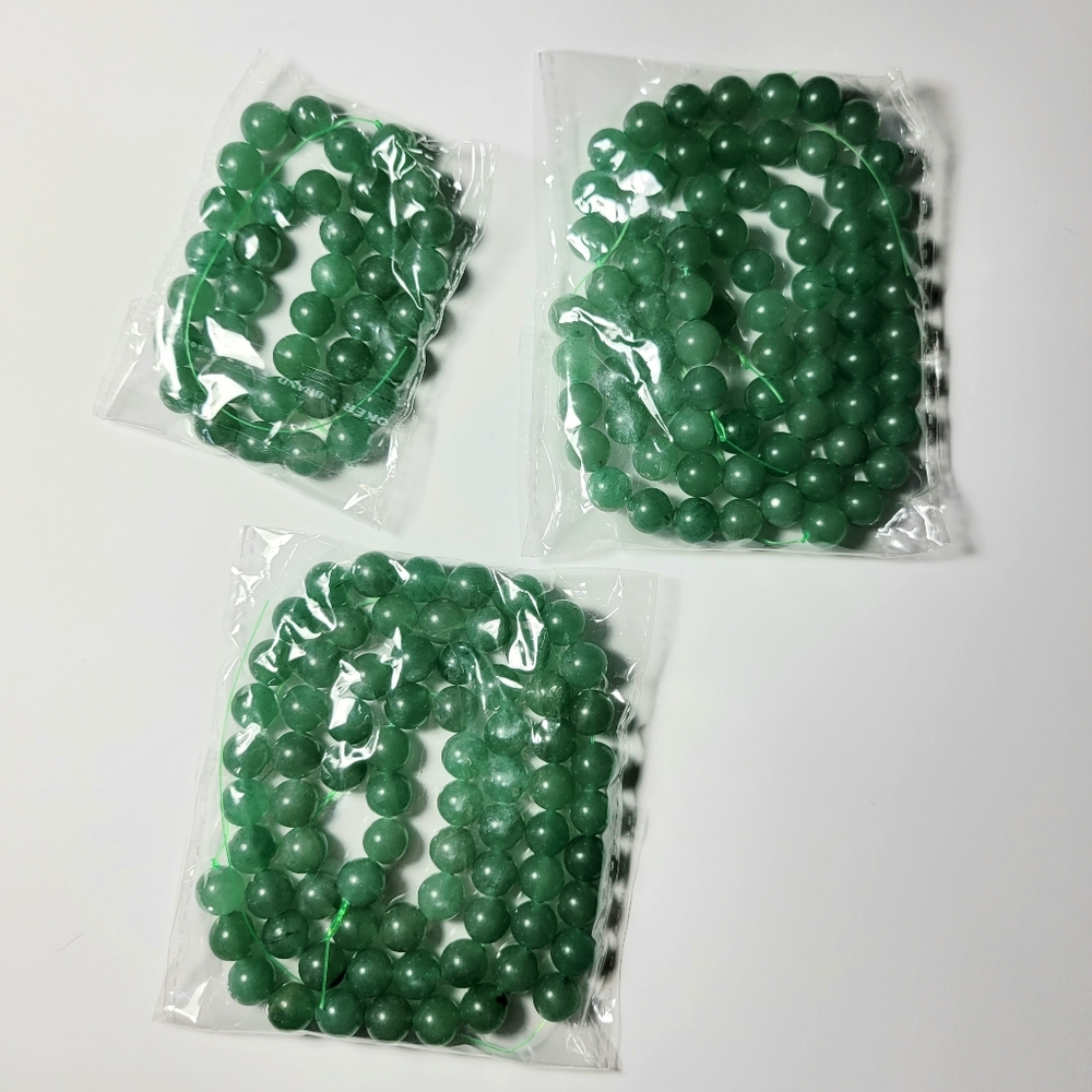 Green Aventurine 10mm Beads - Jewelry Making